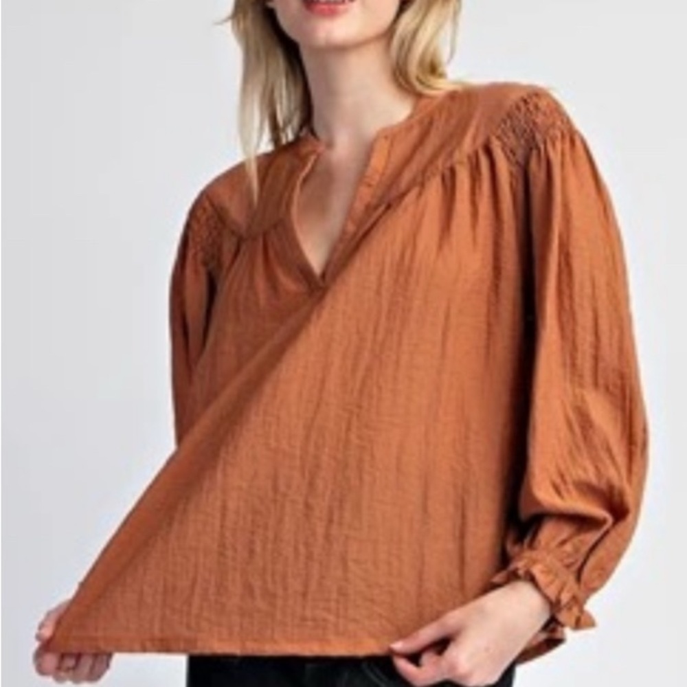 SOLD OUT Eesome Terracotta Blouse